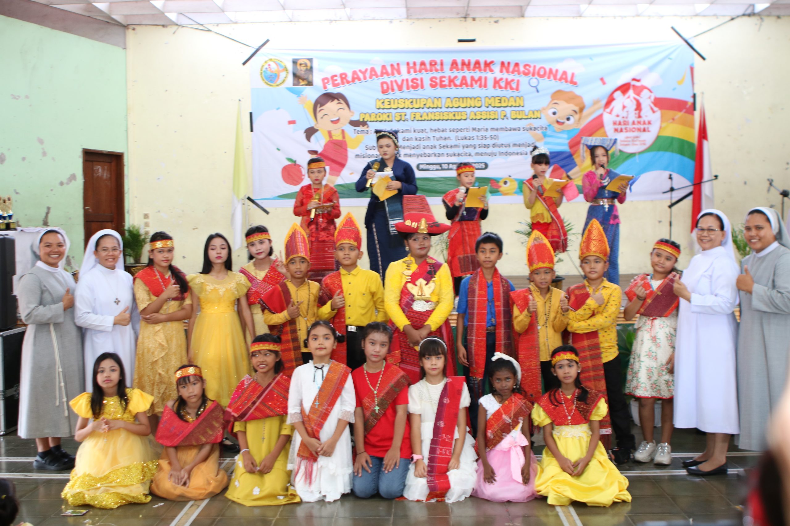 Perayaan Hari Anak Nasional Divisi SEKAMI KKI Paroki St. Fransiskus Assisi Padang Bulan 2025